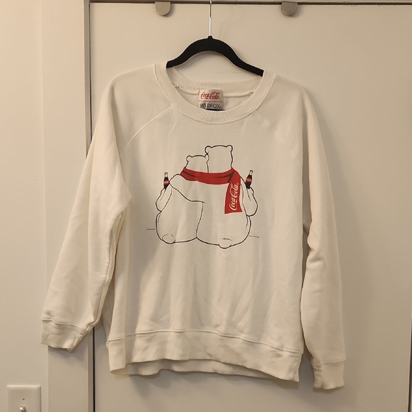 Coca Cola Sweaters - Coca Cola Clasic Bear Sweatshirt Size Large